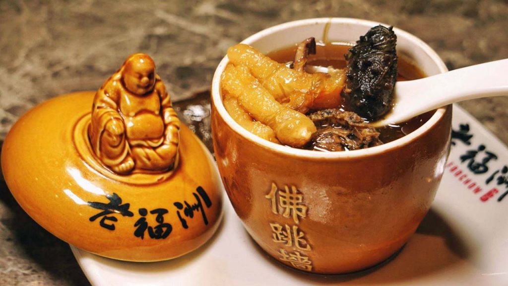 Fujian cuisine Buddha Jumps Over the Wall traditional soup Chinese regional cooking
