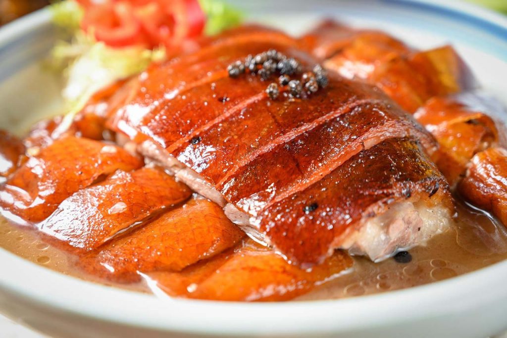 Cantonese  roast goose authentic Guangdong cuisine regional Chinese food